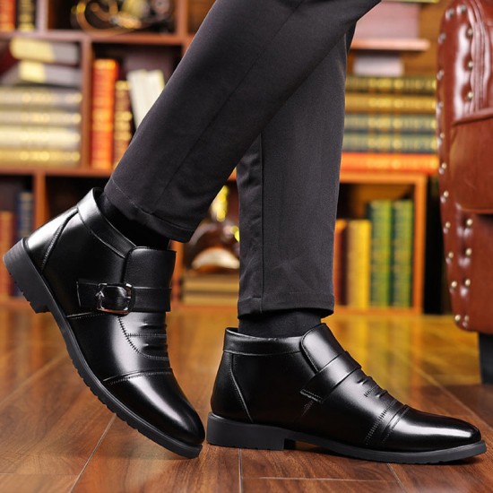 Wintergeschenk 50 % RABATTWarme, lssige Herrenschuhe aus PU-Leder