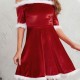 Trgerloses Fleece-Weihnachtskleid