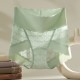 Kaufe 1, bekomme 2 gratisBequeme atmungsaktive nahtlose Spitzen-Slips mit hoher Taille