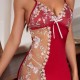 【S-XL】Sexy Spitze Perspektive Versuchung Schlafkleid