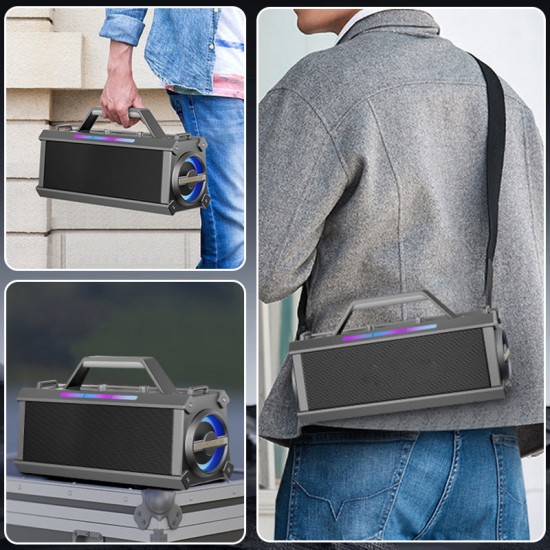 200W Bluetooth Karaoke Lautsprecher mit drahtlosem Mikrofon