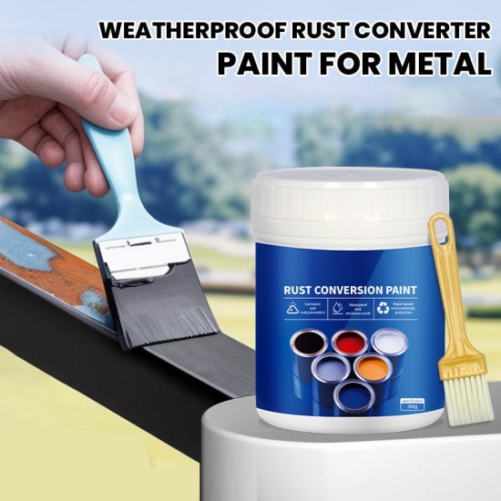 Heier Verkauf 50% RabattWetterfeste Rostumwandlungsfarbe für Metall