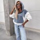 HEISSER VERKAUF 50% - Damen-Jeansjacke mit Kapuze und Kordelzug