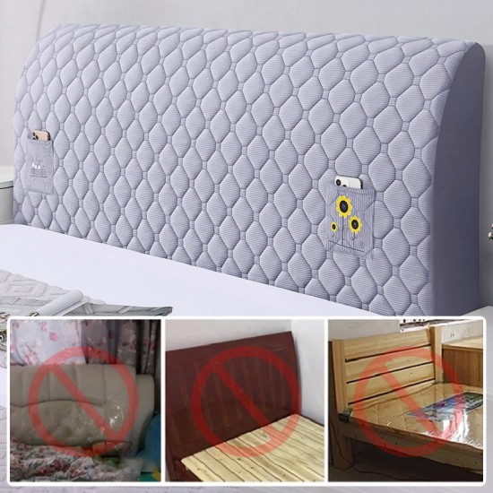 Begrenzte Zeit 50% RabattBett Kopfteil Stretchy gepolsterte Abdeckung