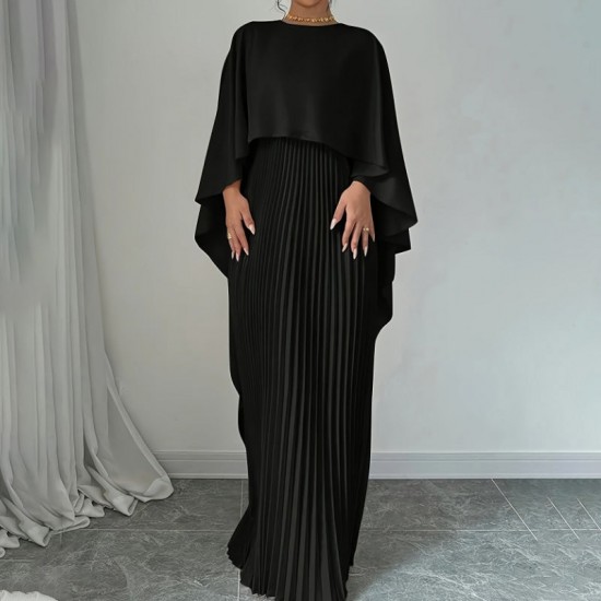 LAST DAY SALE 45% OFFElegant Unique Pressed Pleat Irregular Dress