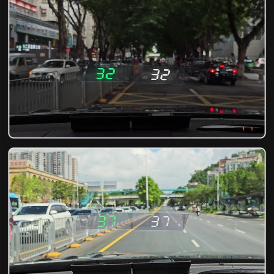 Escort für sicheres FahrenAuto-Head-up-Display-Tachometer