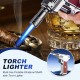 Tragbare, winddichte, nachfüllbare Mehrzweck-Taschenlampe Feuerzeug