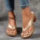 Sommer -Kpfen -Absatzflip -Flops für Frauen