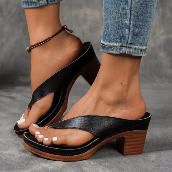 Sommer -Kpfen -Absatzflip -Flops für Frauen