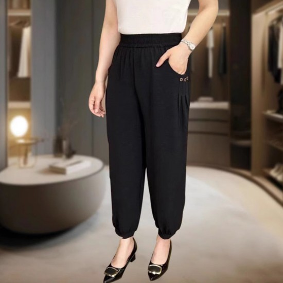 Kühle, atmungsaktive, lockere Freizeithose für Damen