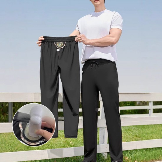 Unisex Kühlende Schnell-Trocknende Hose mit Kordelzug