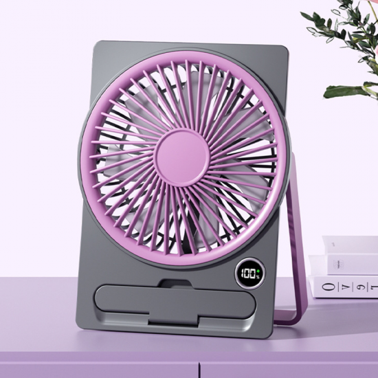  Ultradünner USB-Miniventilator - Wiederaufladbar & Tragbar!