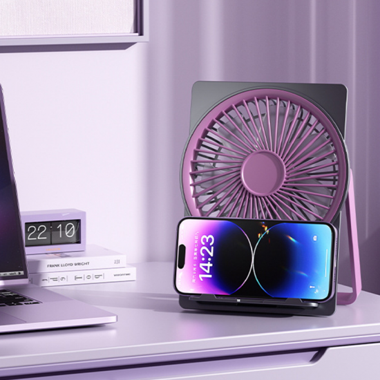  Ultradünner USB-Miniventilator - Wiederaufladbar & Tragbar!