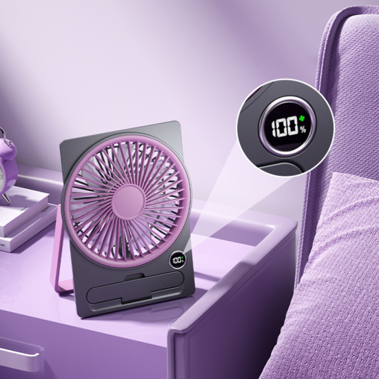  Ultradünner USB-Miniventilator - Wiederaufladbar & Tragbar!