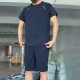 Herren leichtes Freizeit-Set aus Oberteil und ShortsBefristetes Angebot: 50% Rabatt auf Bestellungen