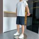 Herren leichtes Freizeit-Set aus Oberteil und ShortsBefristetes Angebot: 50% Rabatt auf Bestellungen