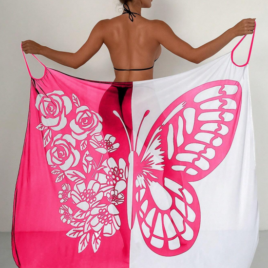 Zeitlich begrenztes SonderangebotDamen-Schmetterlings-Badeanzug, Cover-Up & Kleid