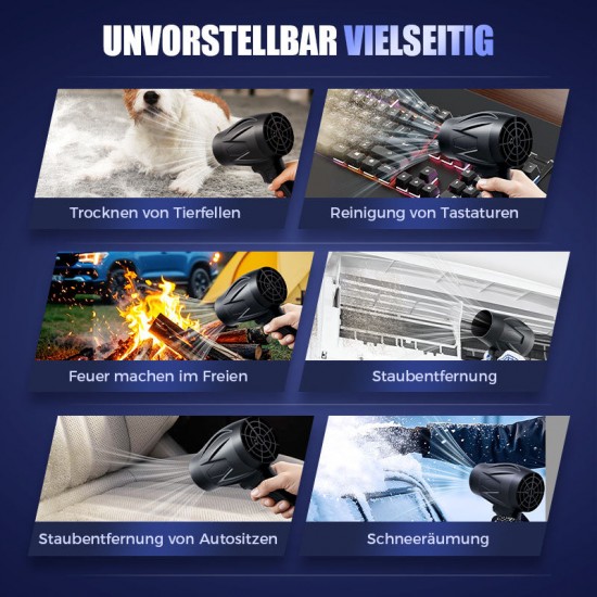 Auto Elektrel Schneegeblse Handheld -Lüfter（50% Rabatt für eine begrenzte Zeit!）