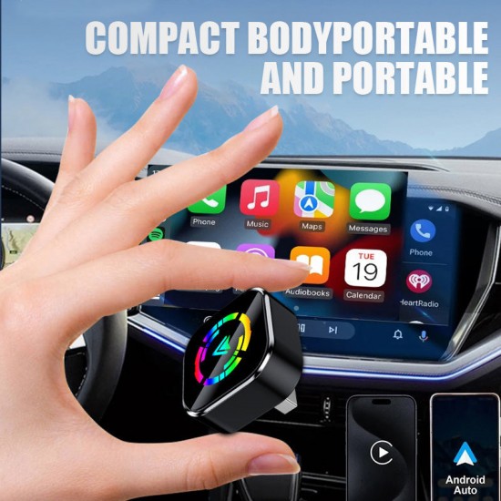 2-in-1 Drahtloser Adapter für iPhone & Android Auto