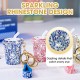Funkelnder Strass-Milchtee-Feuerzeug-Schlüsselanhnger