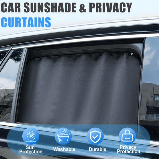 Auto-Sicht- & Sonnenschutzvorhang – Hitzeschutz & Privatsphre unterwegs