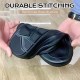 Lssige weite atmungsaktive Herren-Slipper
