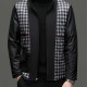 Mittellanger Trenchcoat für Herren mit herausnehmbarem Innenfutter