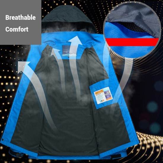 Herren-Performance-Outdoor-Jacke – Winddicht, wasserdicht & atmungsaktiv