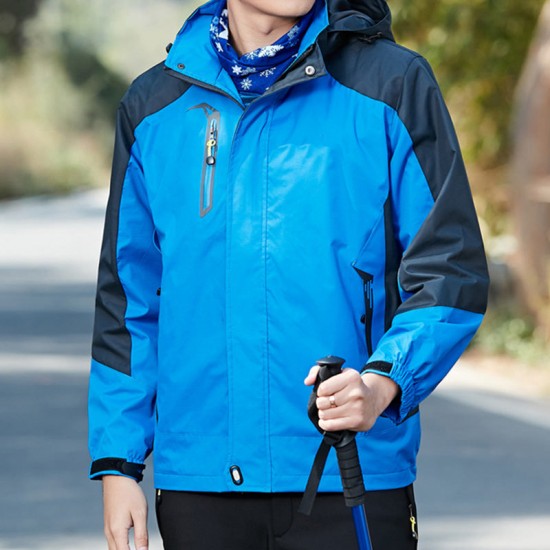 Herren-Performance-Outdoor-Jacke – Winddicht, wasserdicht & atmungsaktiv