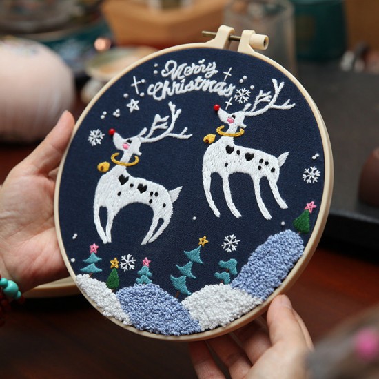 Zeitlich begrenztes Angebot: 50 % Rabatt Kerst Borduurset DIY