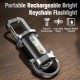 Hot Sale1200LM Superhelle Mini-Schlüsselanhnger-Taschenlampe Wasserdicht