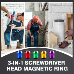 3-in-1 Schraubendreherkopf Magnetring