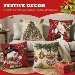 Weihnachtsaktion 50 % RABATTNiedrige Weihnachtsdruck Kissenbezug