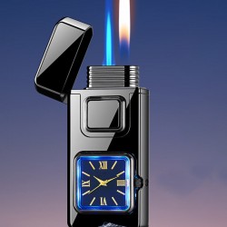  Zeitlich begrenzter Flash-Sale: 50 % Rabatt!  Multifunktionales Feuerzeug mit integrierter Uhr – elegant und tragbar 