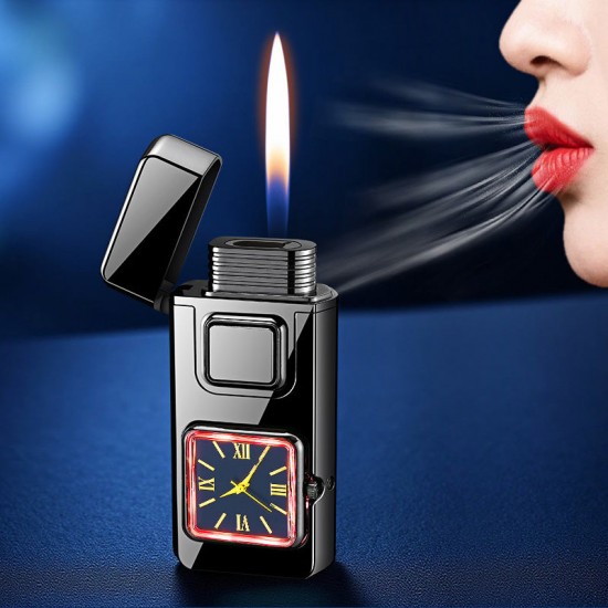  Zeitlich begrenzter Flash-Sale: 50 % Rabatt!  Multifunktionales Feuerzeug mit integrierter Uhr – elegant und tragbar 