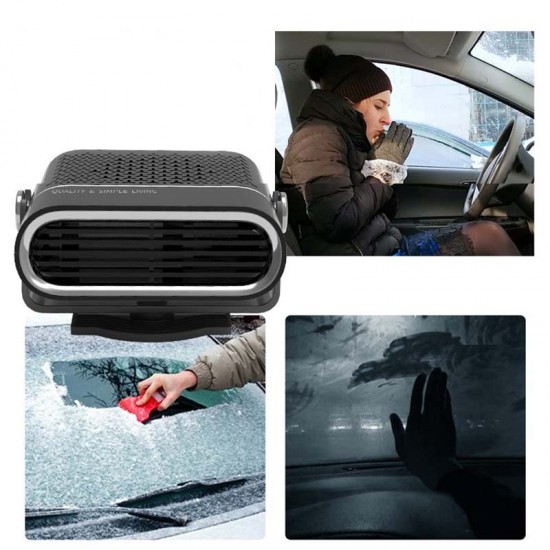 50% RABATT JETZT!  2-in-1 Tragbare Autheizung - 360° Drehung & Doppelspannung (12V/24V) für Schnelles Entfrosten und Heizen 