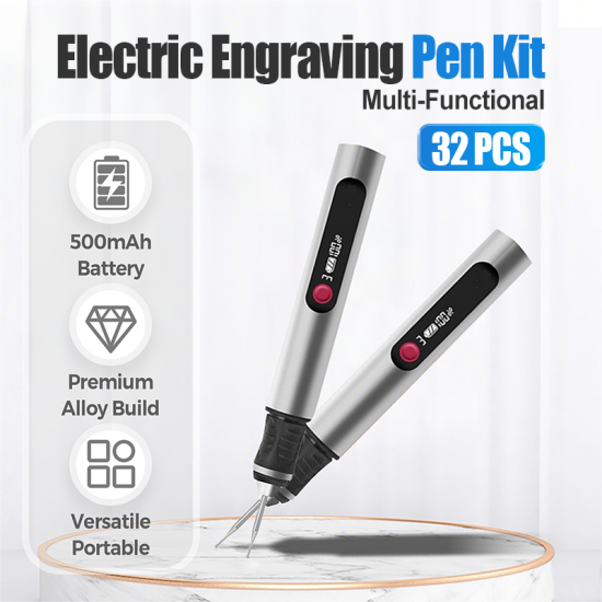  Elektrisches Gravurstift-Set – Verwandle jede Idee sofort in Kunst!