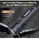 60% RabattMultifunktionale Mini-Taschenlampe aus Aluminiumlegierung
