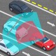 Breiter Rückspiegel mit gebogener Form für Autos